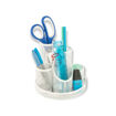 Picture of OSCO MESH WHITE DESK TIDY 5 TUBES